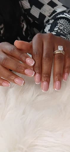 Fresh pedicure with coral polish